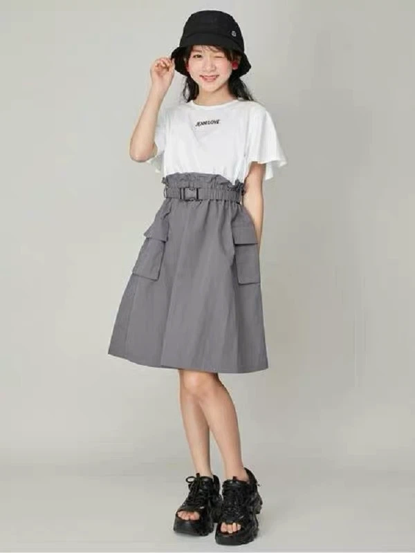 JENNI LOVE Flocked Patchwork Faux Two-Piece Short-Sleeve Dress - photo 2