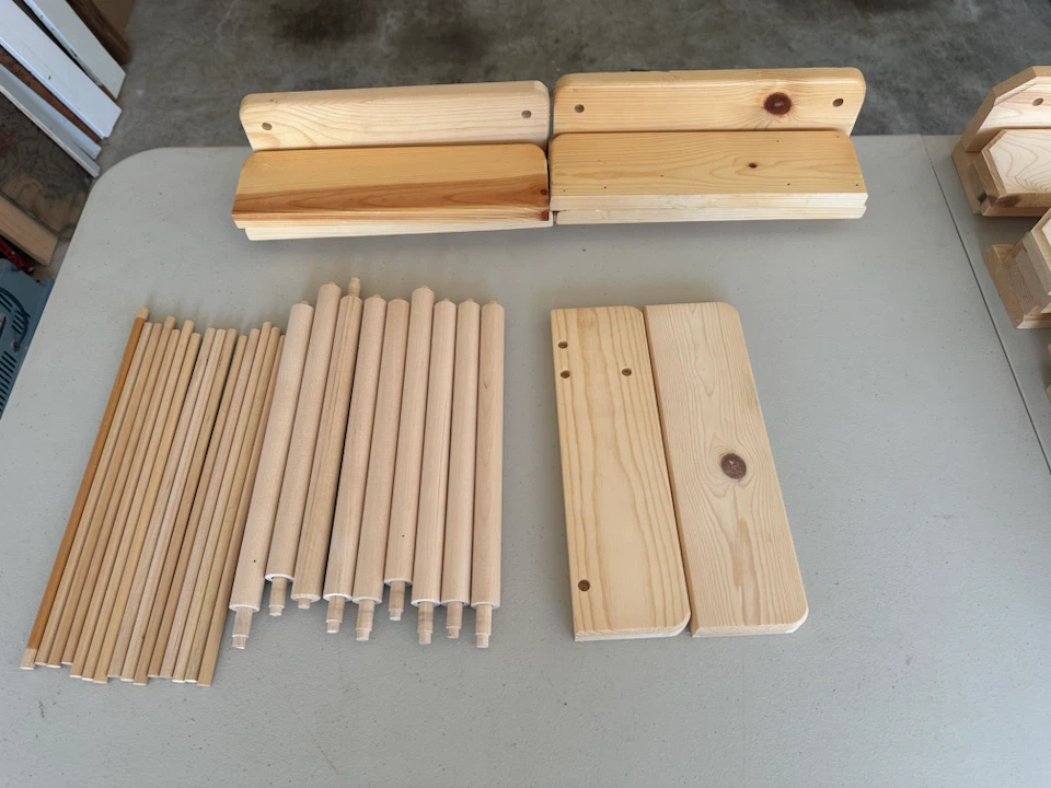 Unfinished Wooden Paper Towel & Tea Towel Holder. - photo 4