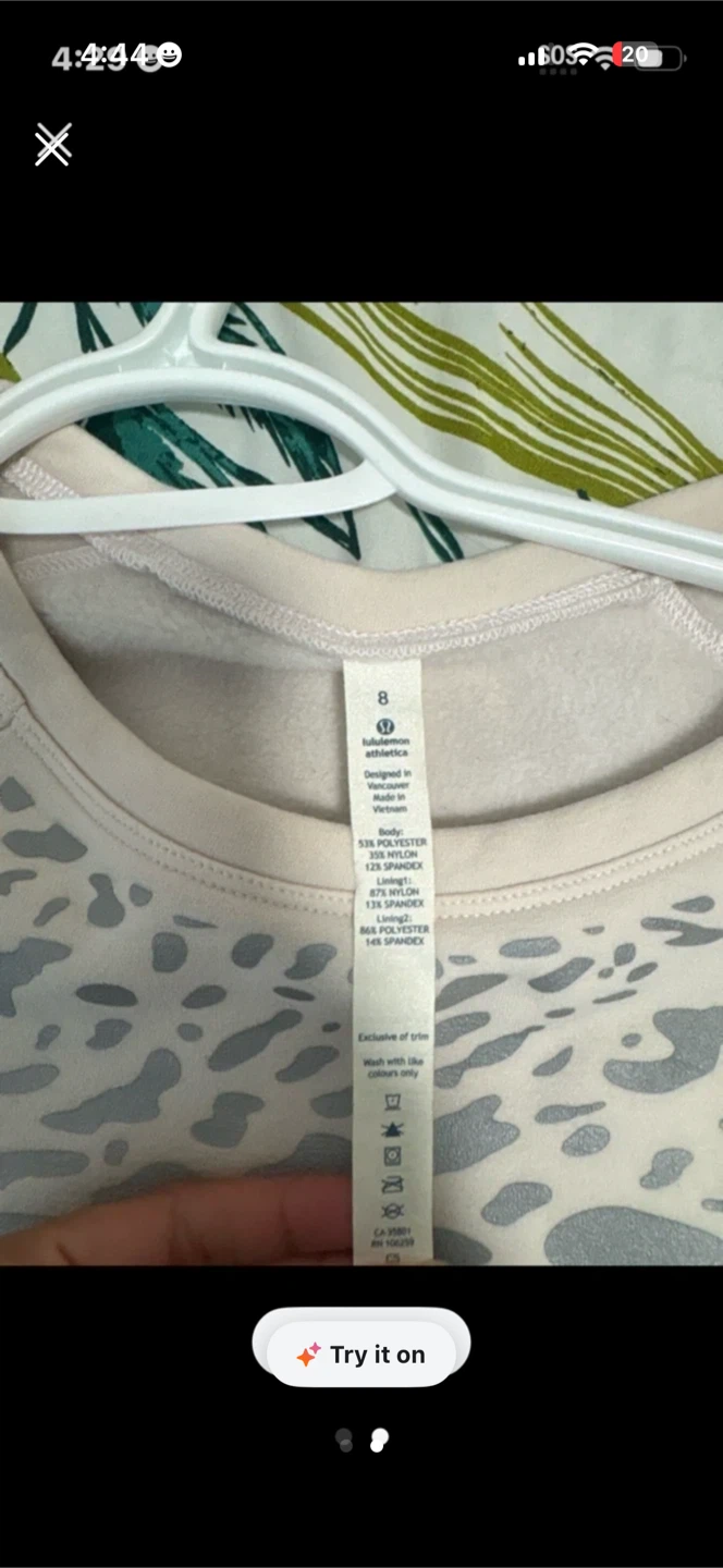 Lululemon Athletica Pullover Sweatshirt
