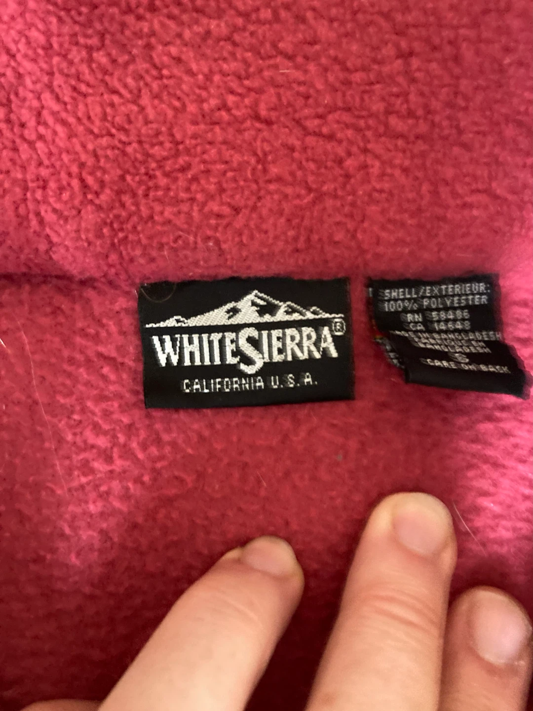 White Sierra Coral Fleece Vest S - photo 4