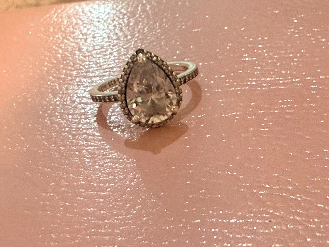 Pandora S925 ALE 52 Pear-Shaped Ring - photo 2