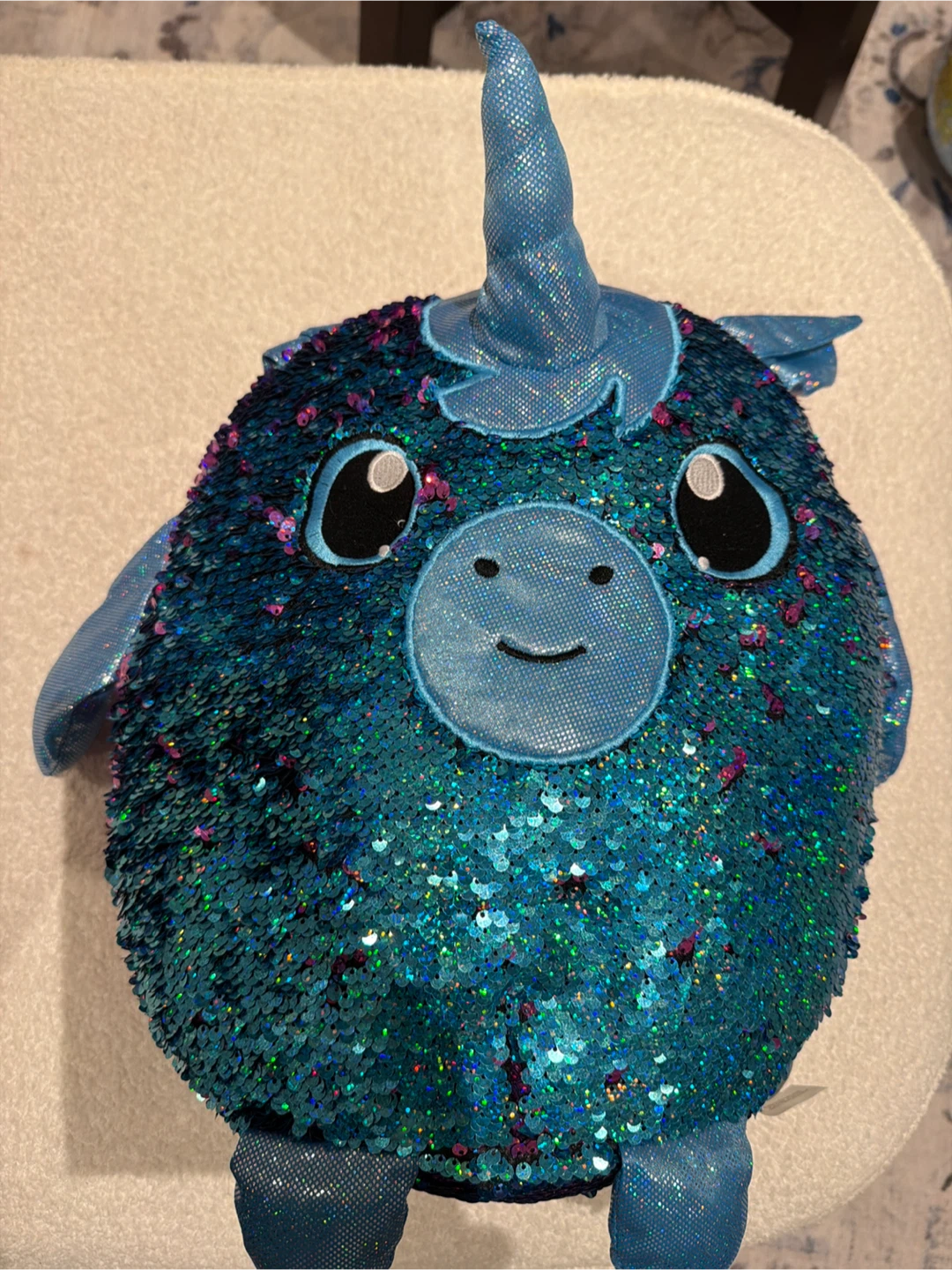 Sequined Unicorn Plush