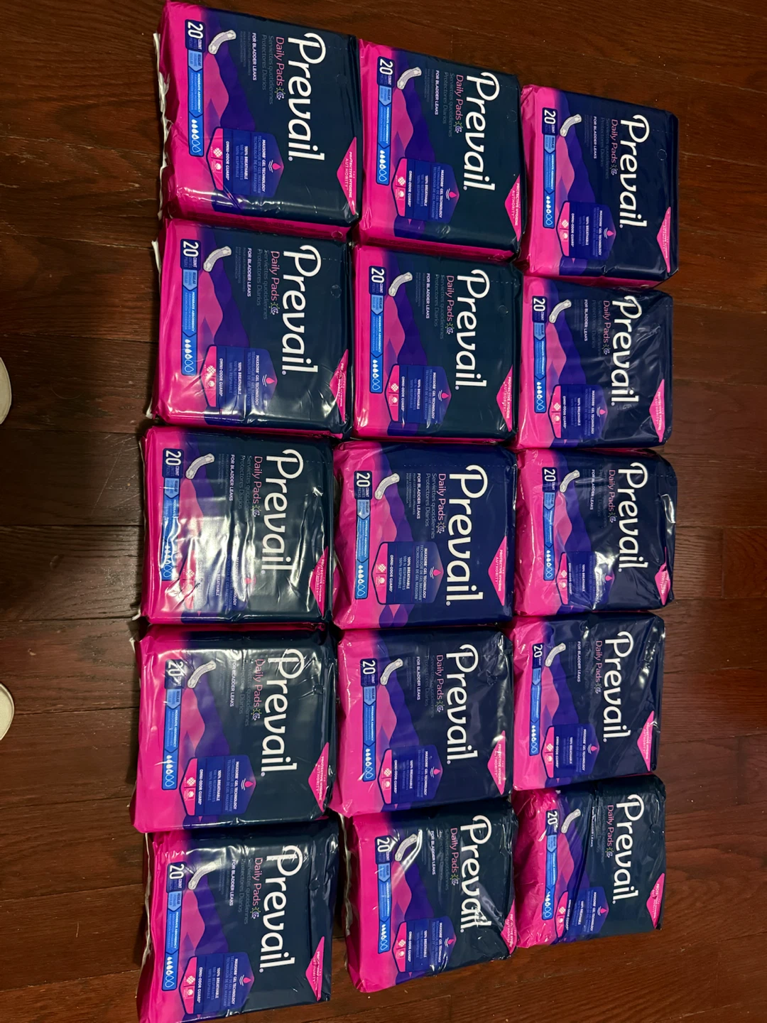 13 Packs of Prevail Daily Pads