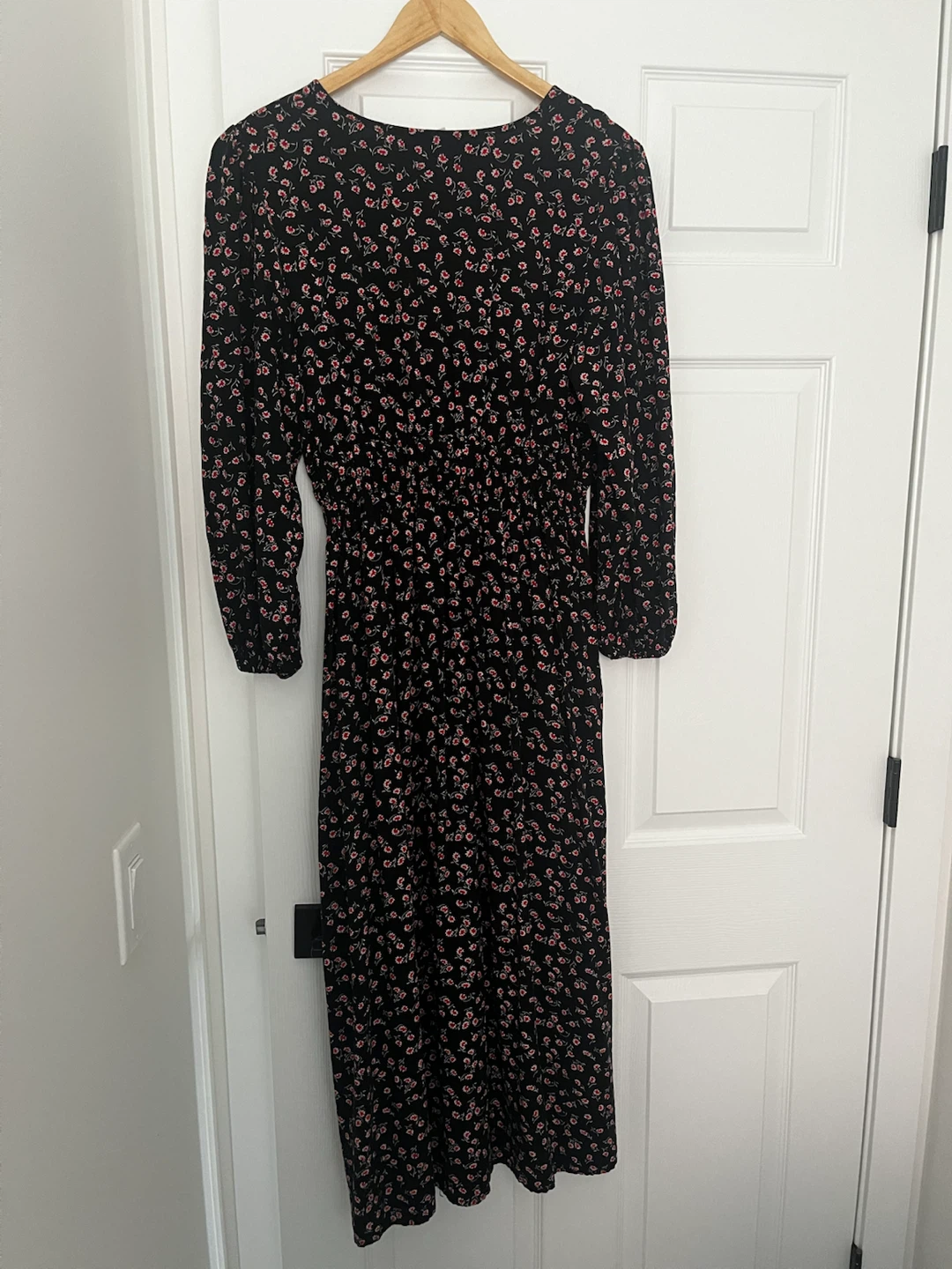 Black Floral Maxi Dress - photo 3