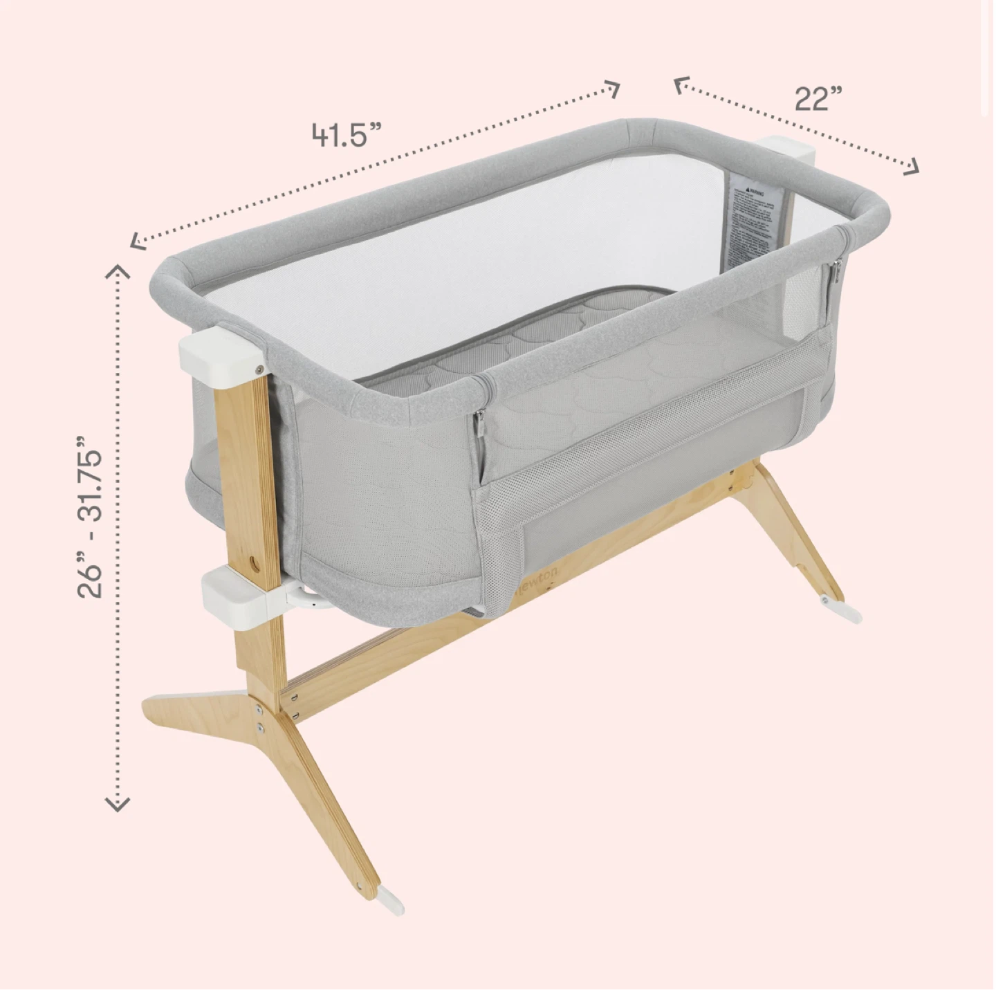 Newton Bassinet & Bedside Sleeper + 2 Extra Sheets