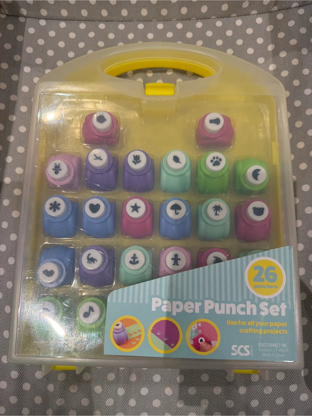 SCS Direct Paper Punch Set - 26 Count
