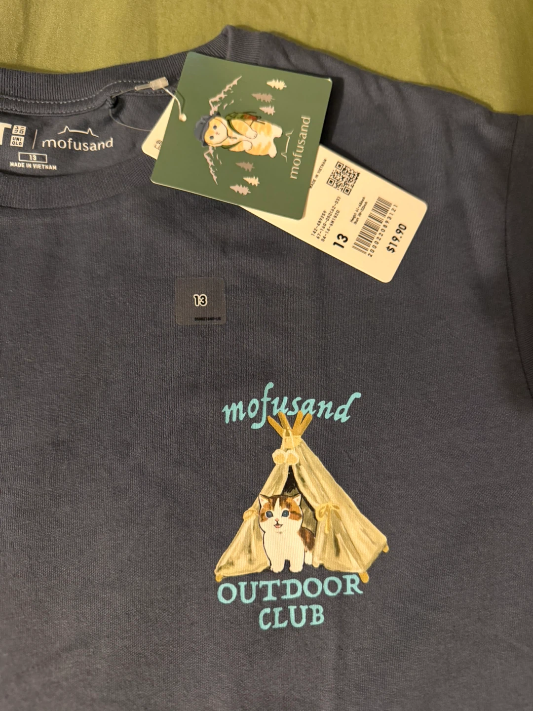 Mofusand Outdoor Club Graphic T-Shirt - photo 2