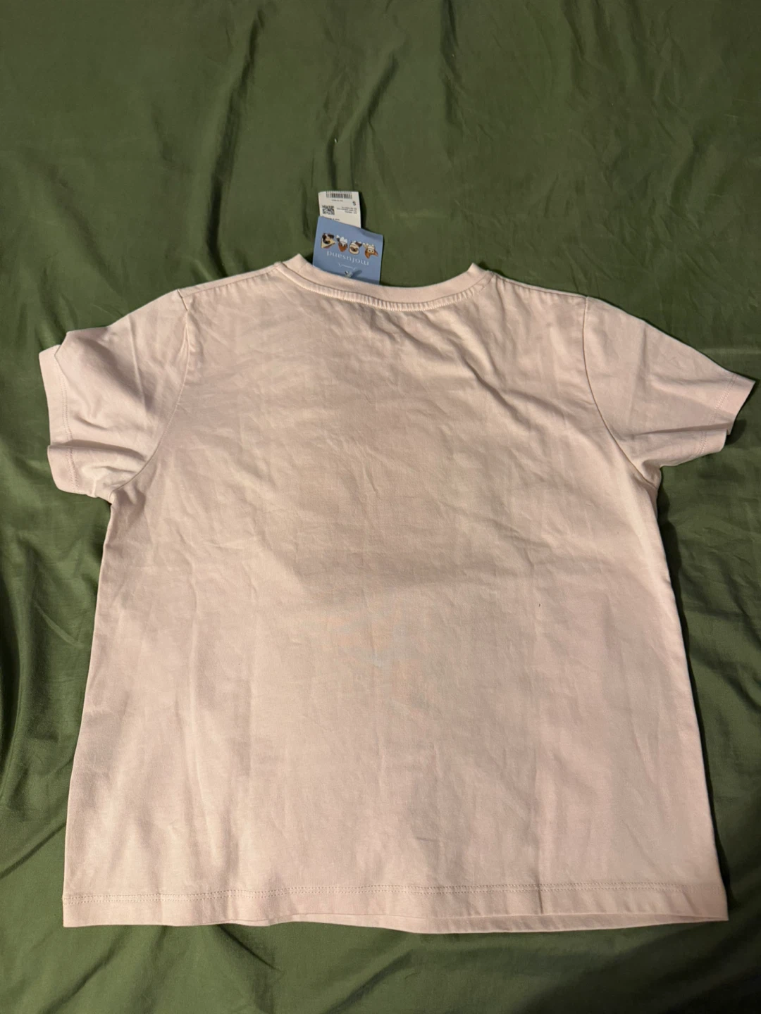 Mofusand Uniqlo T-shirt Pink Size S - photo 4