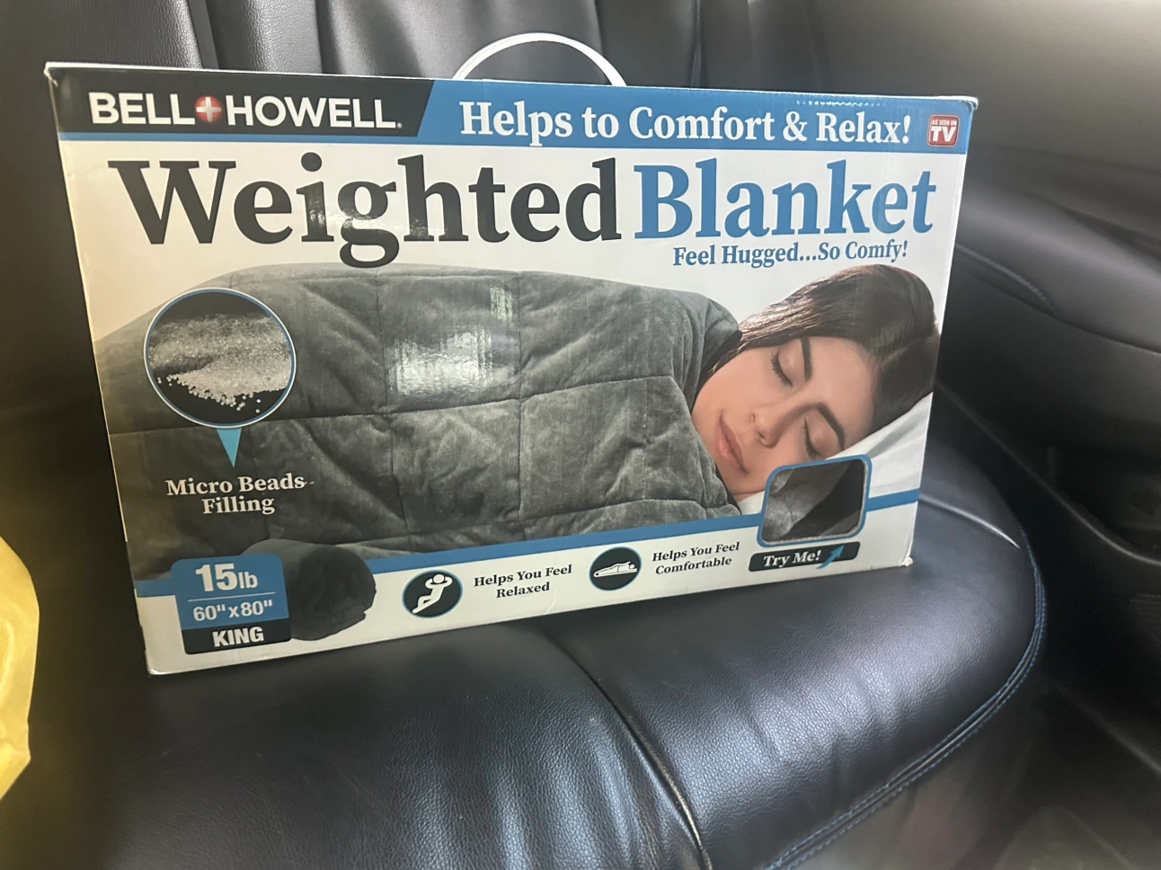 Bell + Howell Weighted Blanket 15lb King