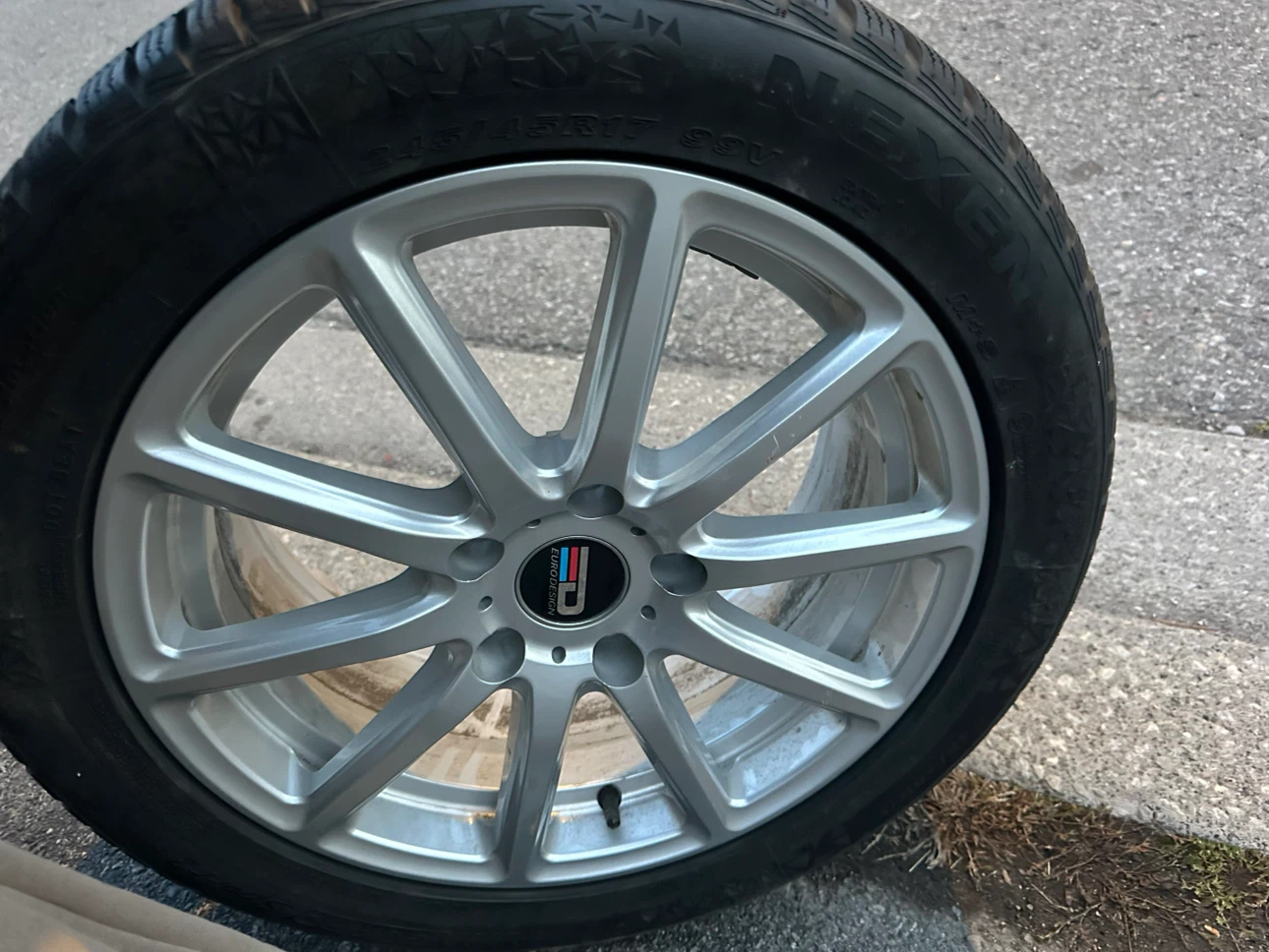 Set of 4 Nexen Tires with Eurodesign Rims