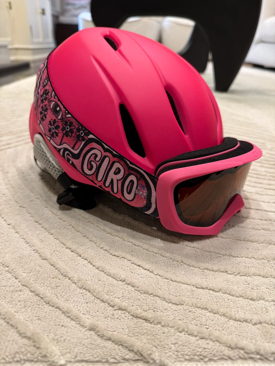 Giro Youth Ski Helmet and Goggles - Pink
