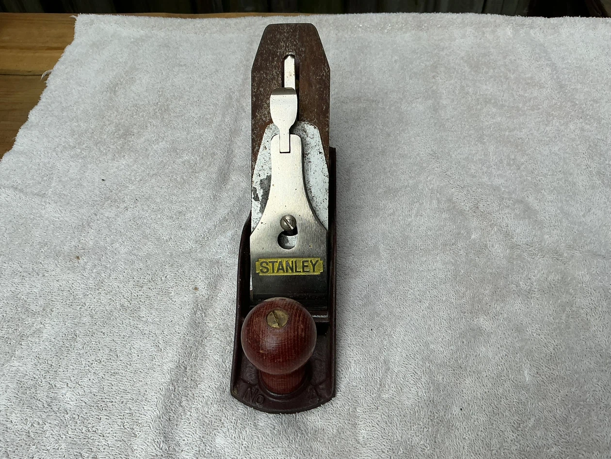 Vintage Stanley Bailey No 4 Hand Plane Smooth Bottom !