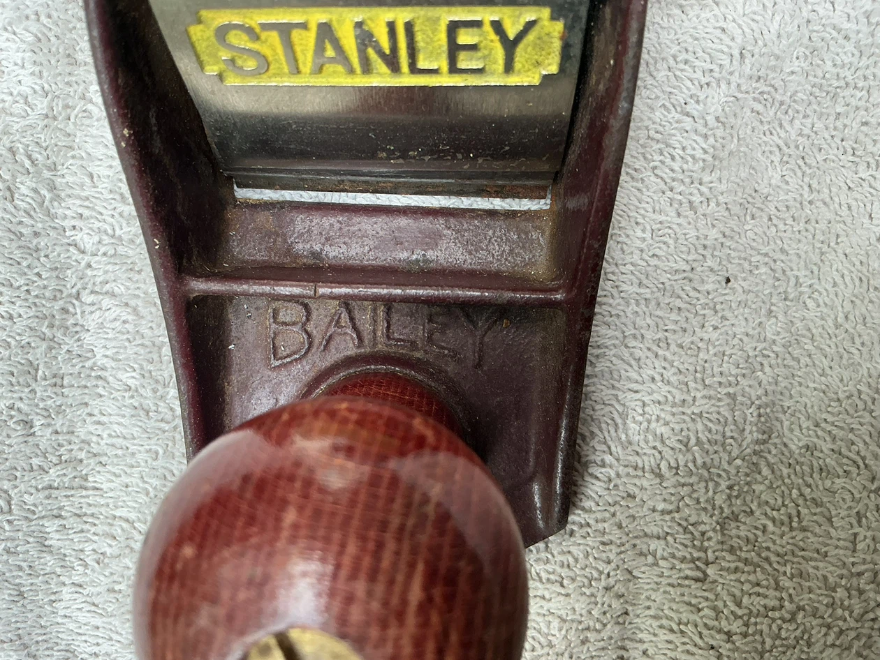 Vintage Stanley Bailey No 4 Hand Plane Smooth Bottom ! - photo 2