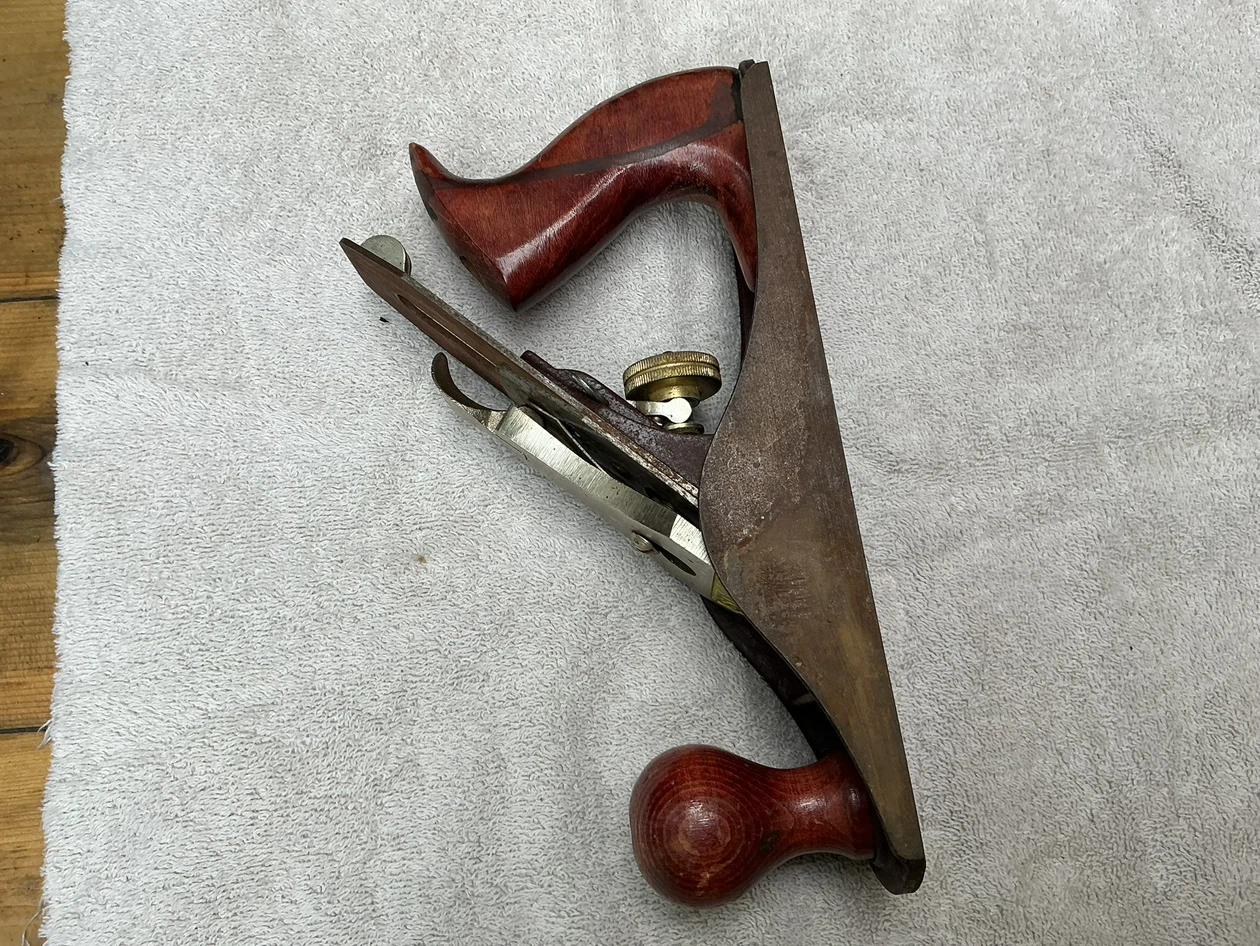 Vintage Stanley Bailey No 4 Hand Plane Smooth Bottom ! - photo 3