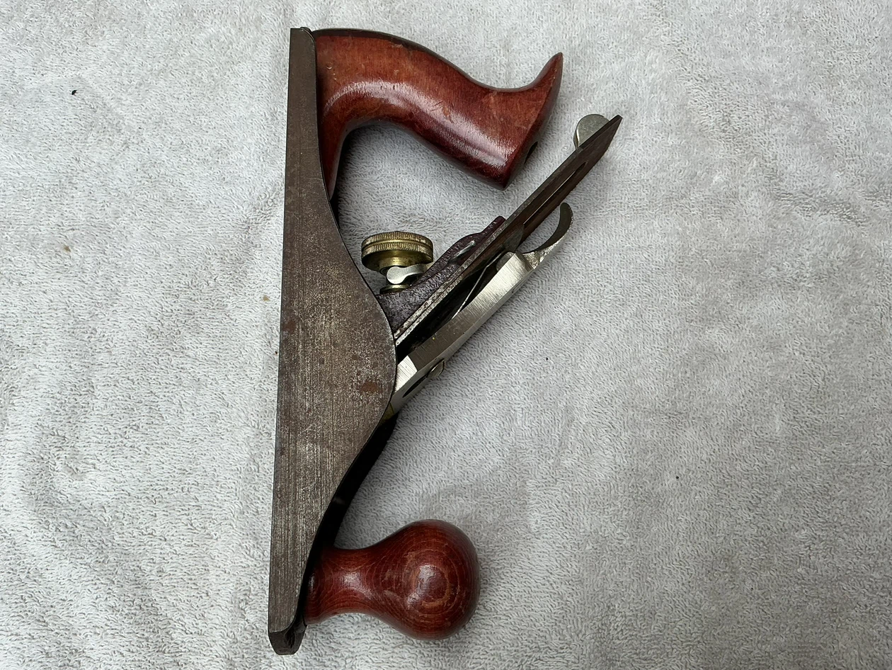 Vintage Stanley Bailey No 4 Hand Plane Smooth Bottom ! - photo 5
