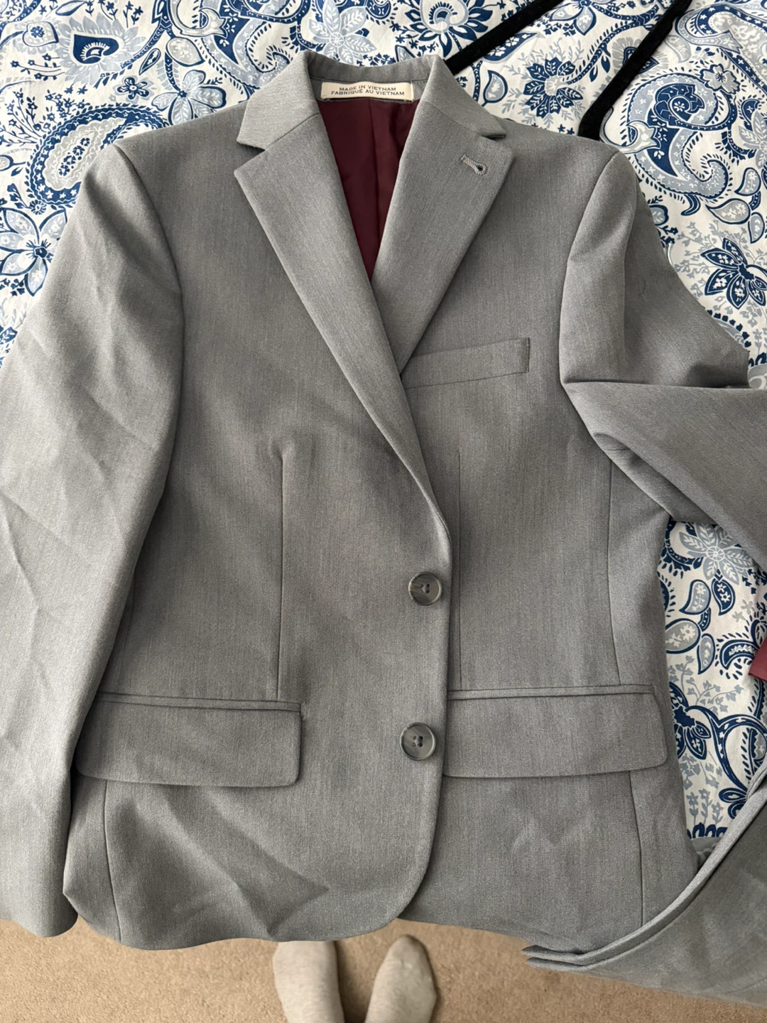 Joseph Abboud Grey Suit Set Size 10 - photo 3