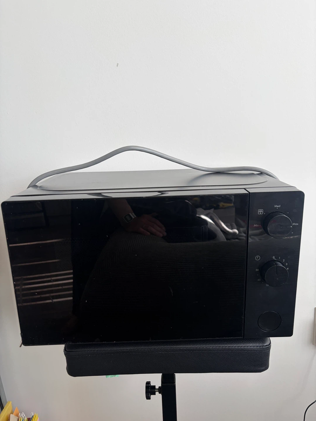 IKEA Black TILLREDA Microwave