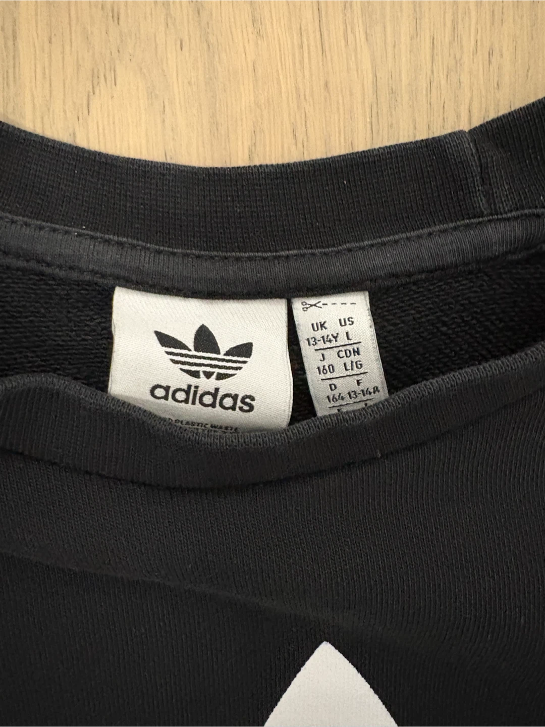 Adidas Trefoil Crewneck Sweatshirt - youth 13-14 - photo 2