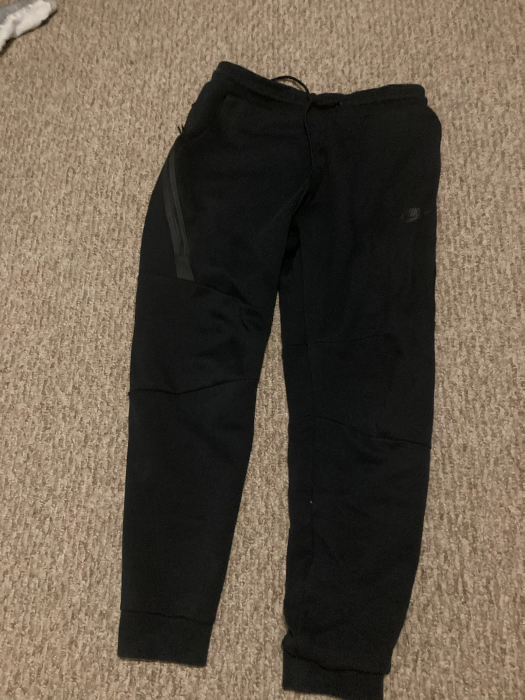 Nike Tech Fleece Joggers Black Size Medium