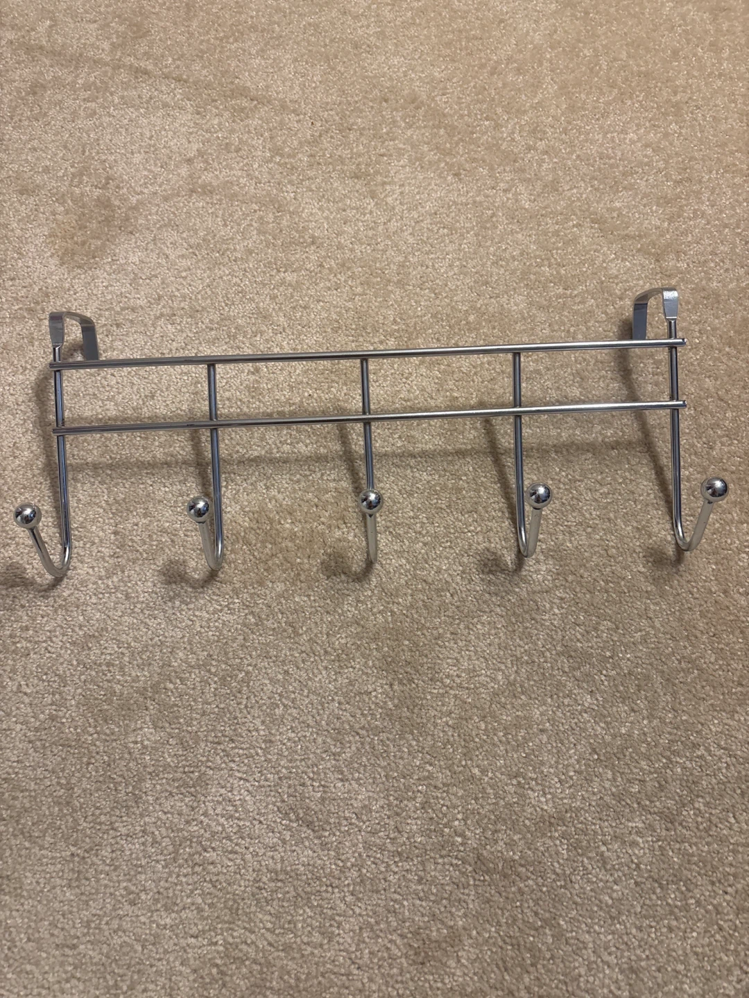 Chrome Over-the-Door 5-Hook Rack brand new - photo 4
