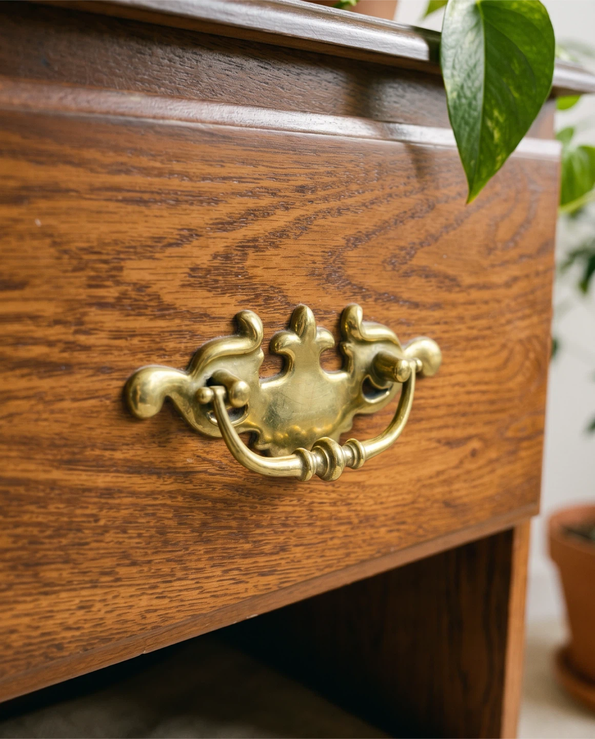 Vintage Wooden Nightstand - photo 2
