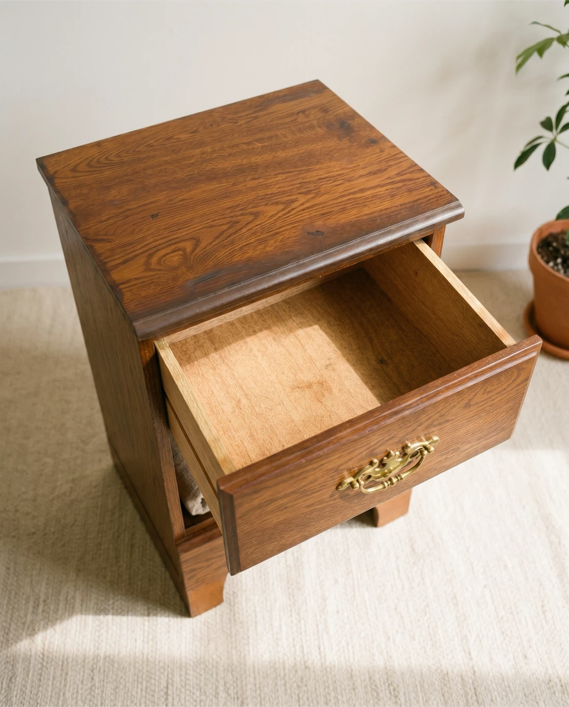 Vintage Wooden Nightstand - photo 3