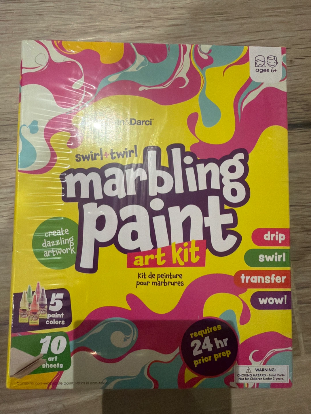 Dan&Darci Swirl + Twirl Marbling Paint Art Kit