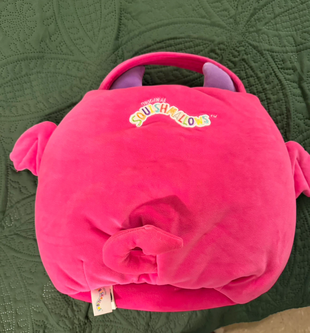 Squishmallows Pink Monster Treat Basket - photo 2