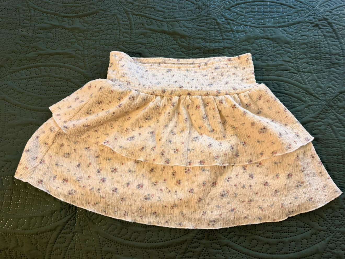 H&M Floral Tiered Skirt