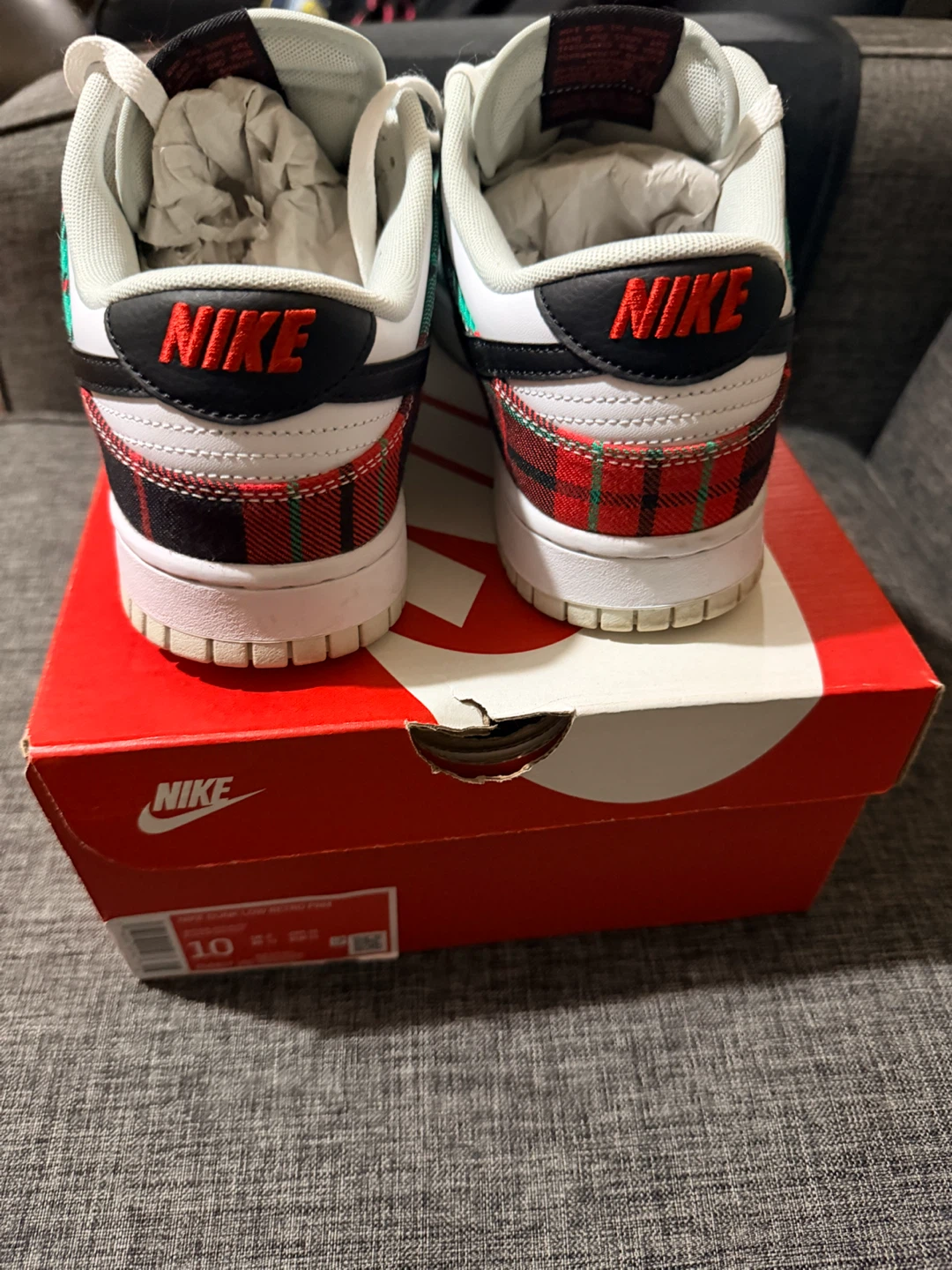 Nike Dunk Low Retro Tartan - photo 4