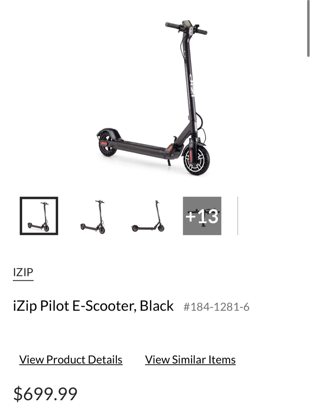 Izip pilot e scooter