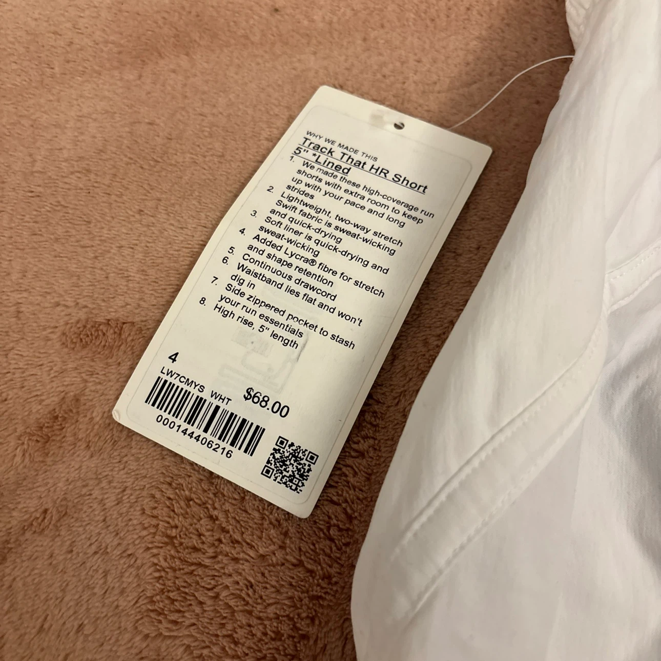 Lululemon Track That HR Short 5" White - photo 3