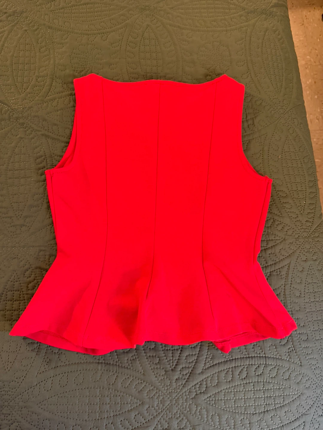 Primark Red Peplum Tank Top - photo 4