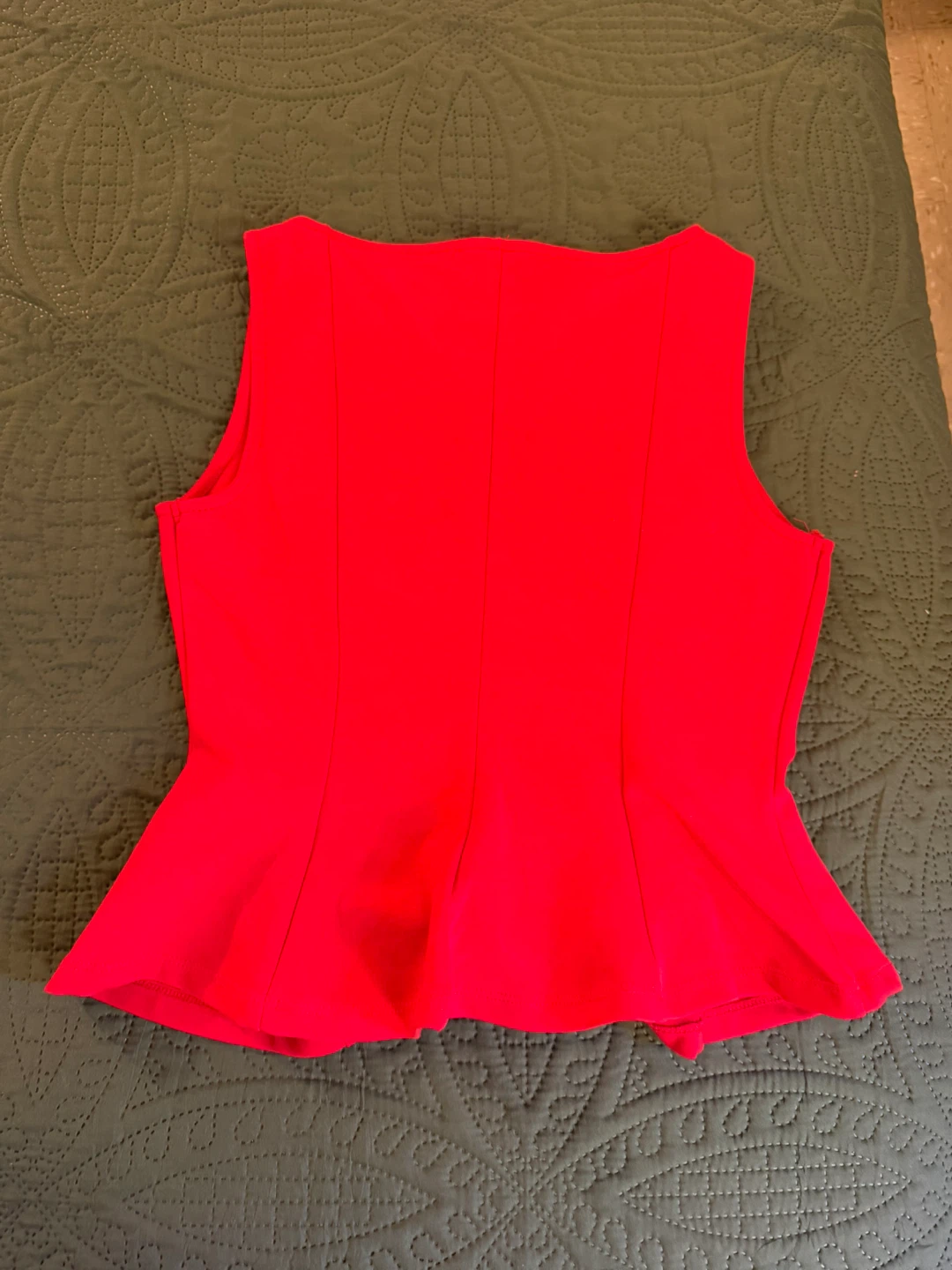 Primark Red Peplum Tank Top - photo 5