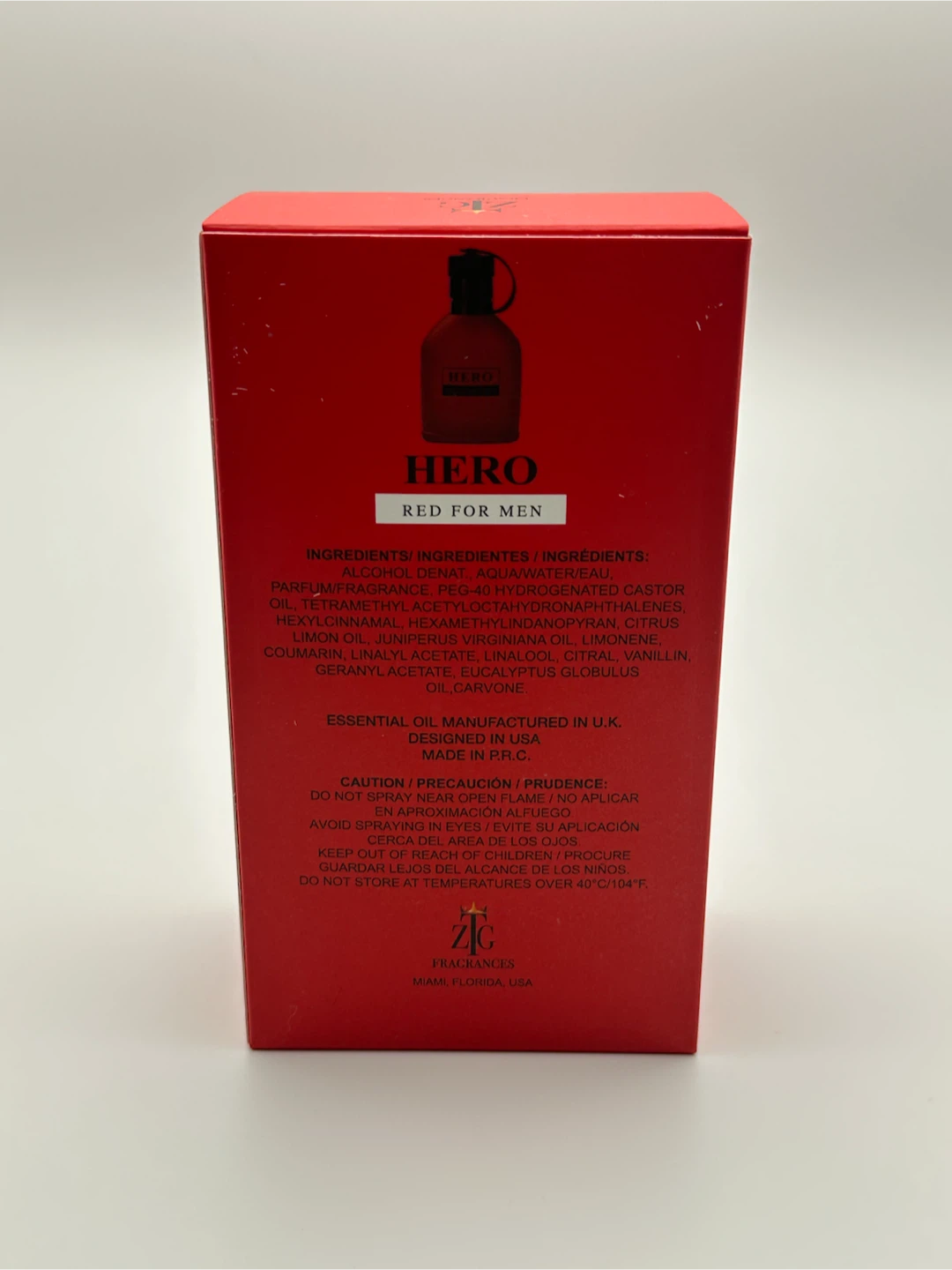 Hero Red Pour Homme EDP 100ml – Brand New - photo 3