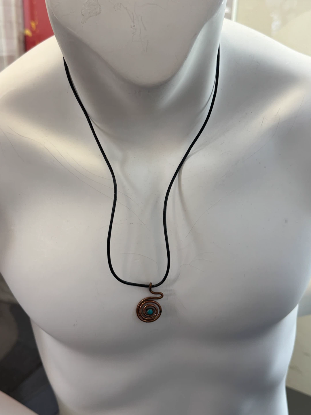 Cindra Whitehorse Copper Turquoise Necklace - photo 3