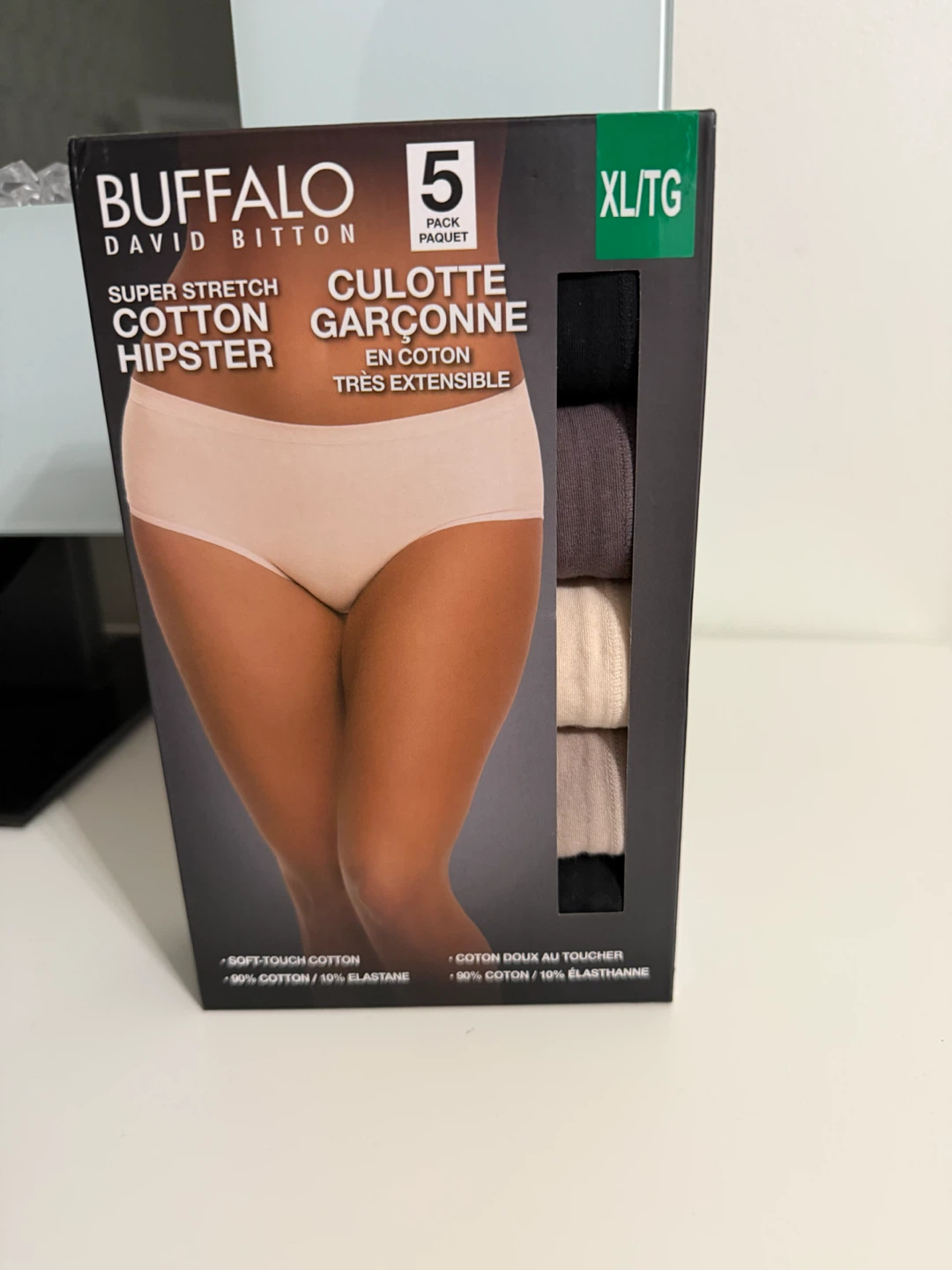 Brand new sealed box XL Buffalo cotton hipsters  5 pk