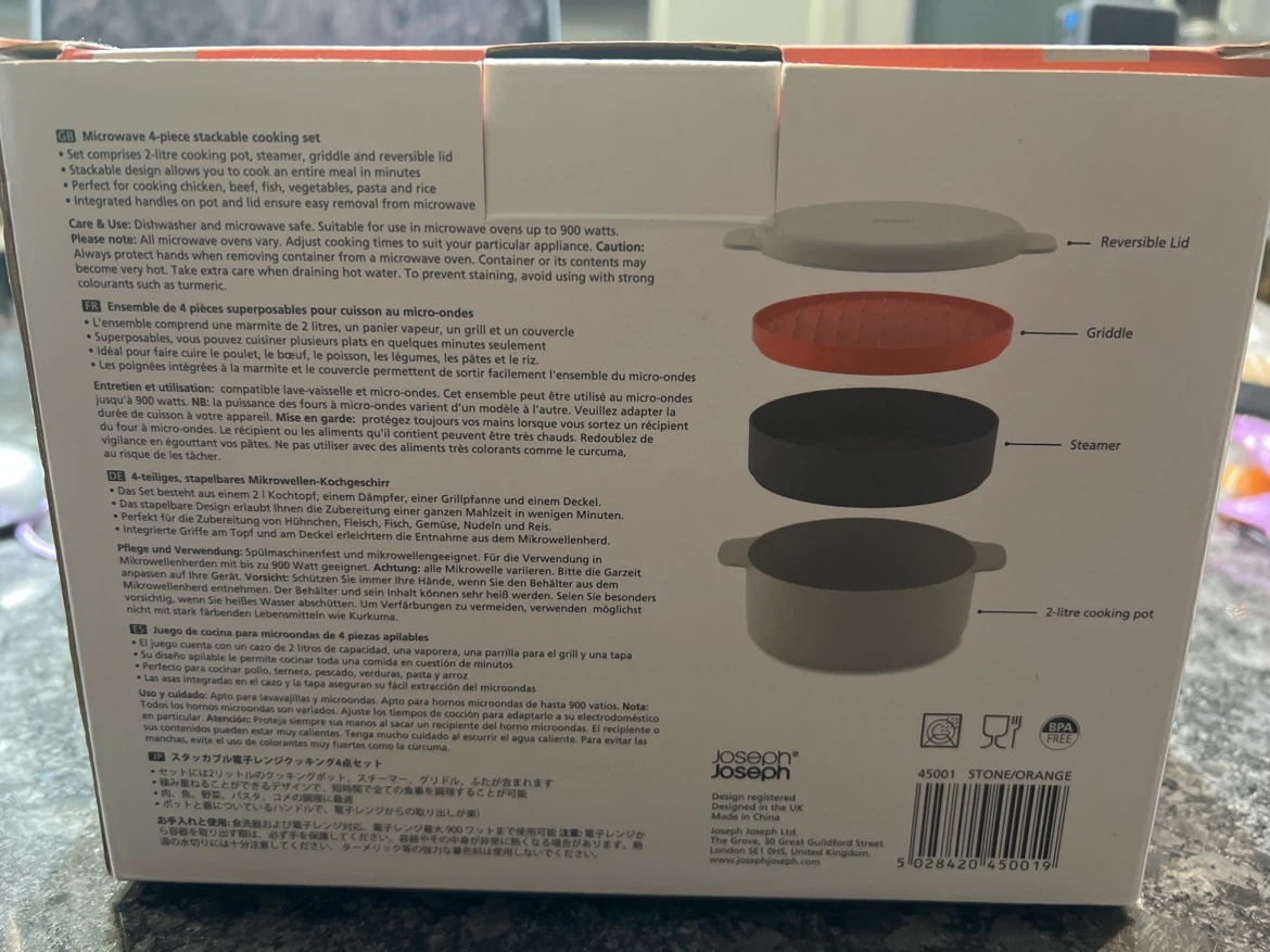 Joseph Joseph M-Cuisine Microwave 4-piece Stackable Set - photo 2