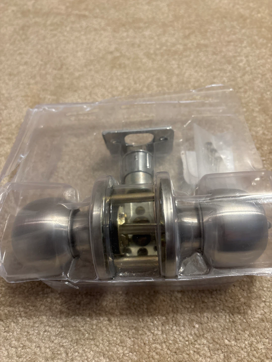Satin Nickel Round Door Knob brand new excellent condition - photo 4