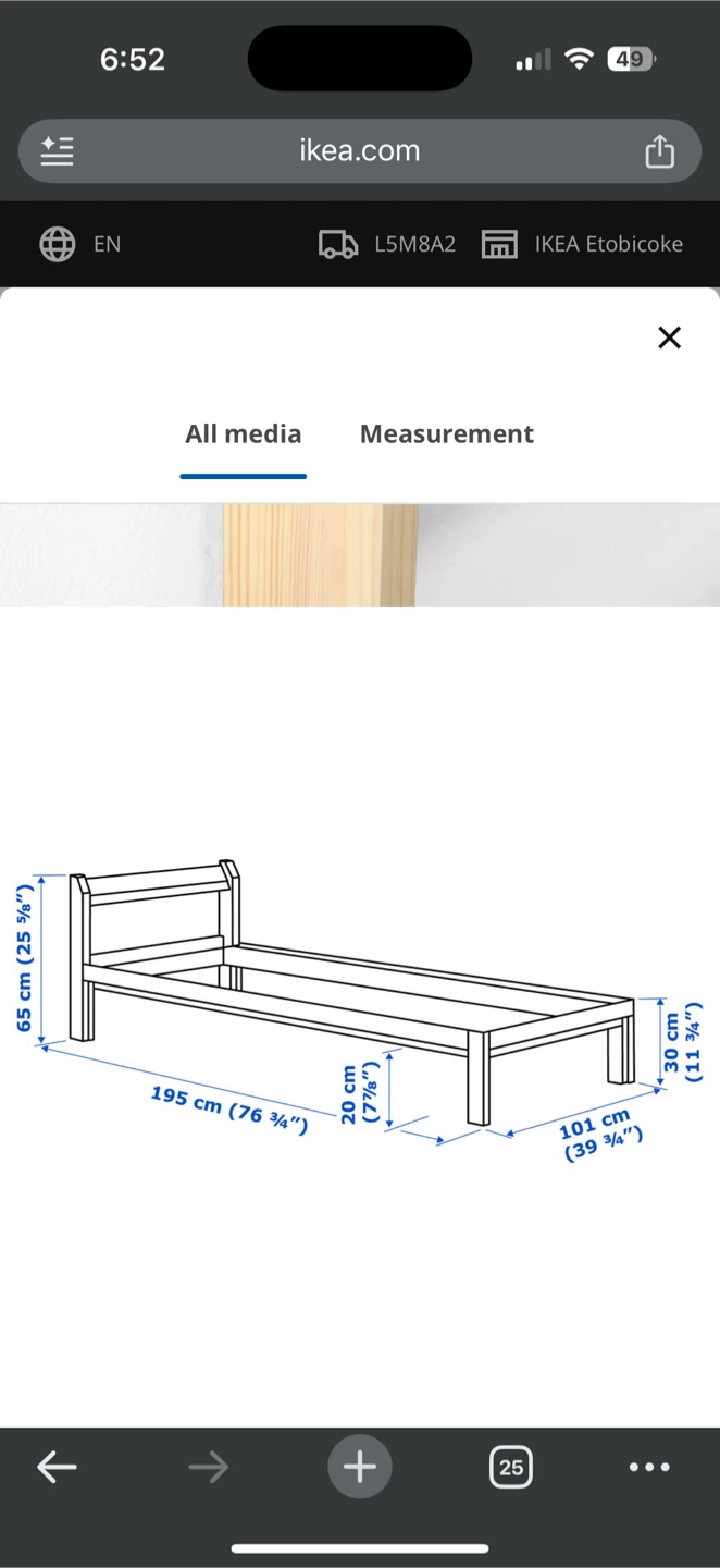 IKEA Bed Frame - photo 2