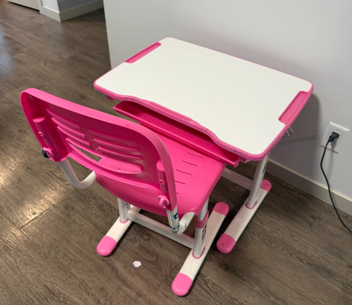 FDW Kids Adjustable Study Desk and Chair Set - Pink - photo 5