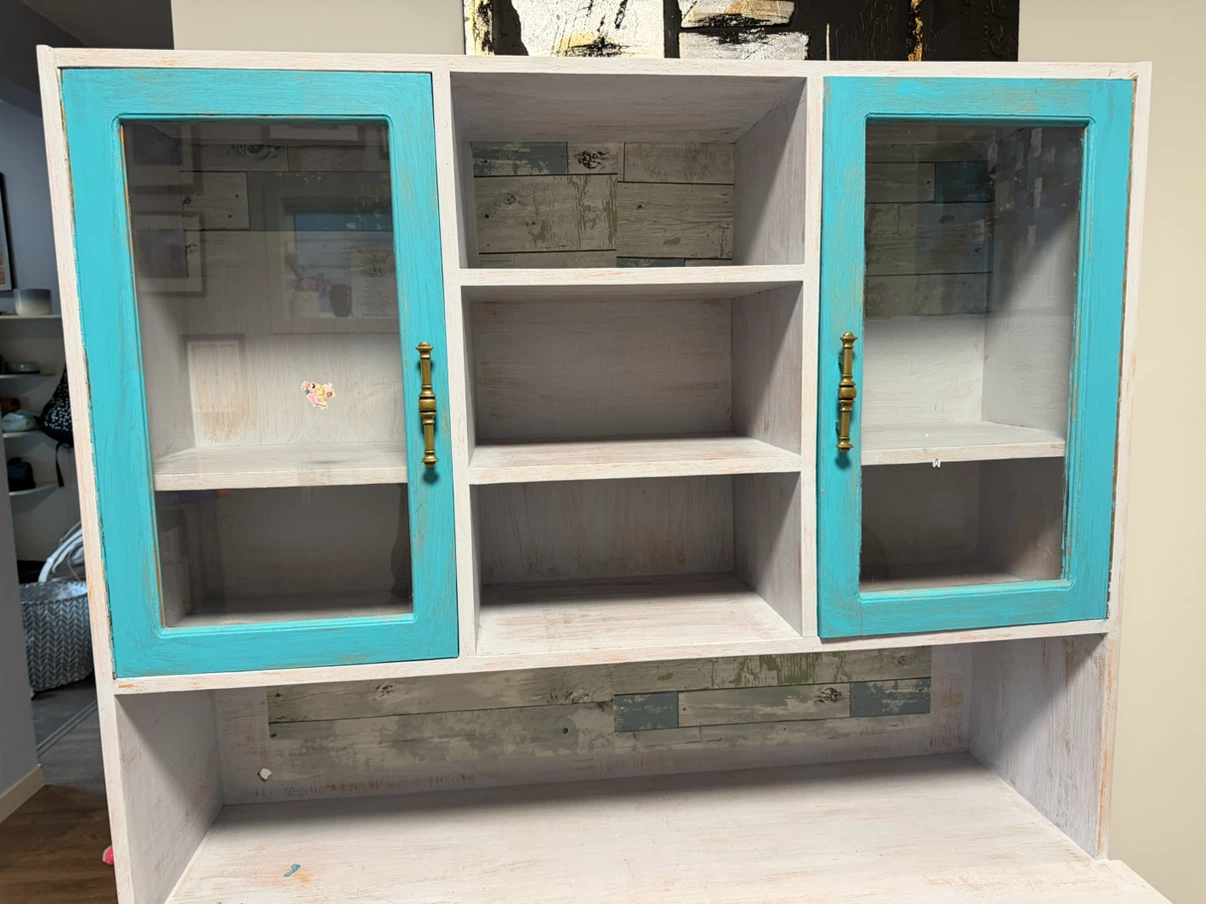 Rustic Painted Wooden Hutch - photo 5