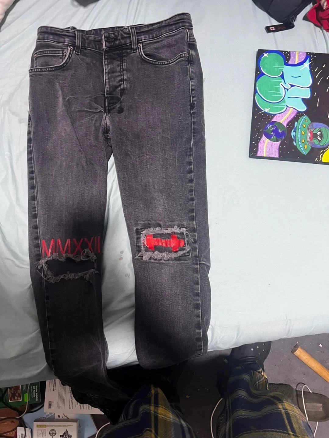 Ksubi Black Distressed Jeans - photo 2