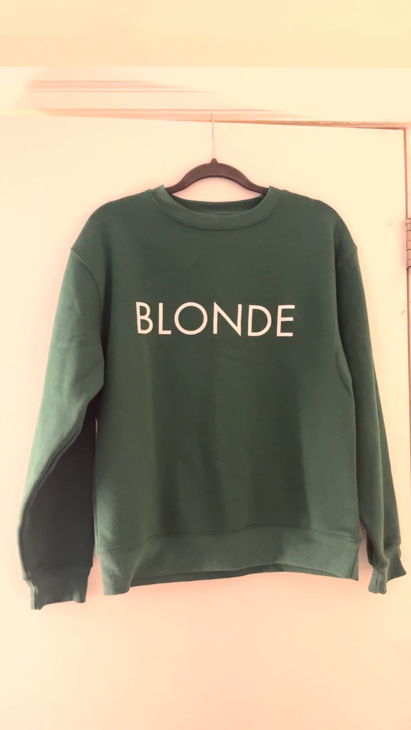 “BLONDE” Classic Crew Neck Sweatshirt