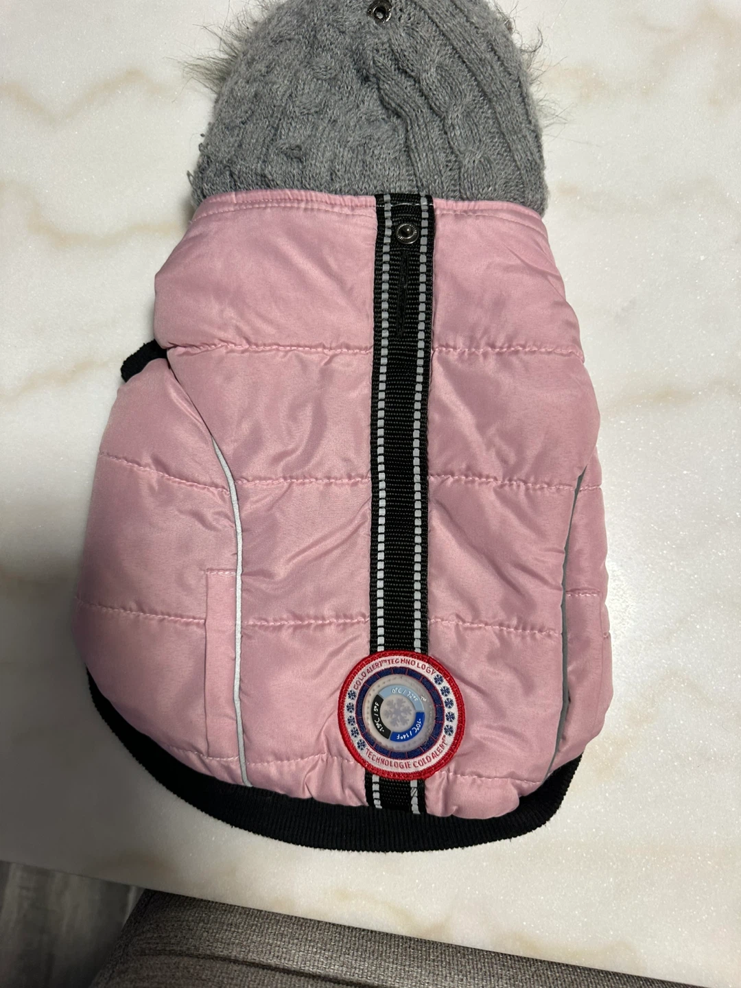 Silver Paw Dog Winter Parka - Pink, Size S - photo 2