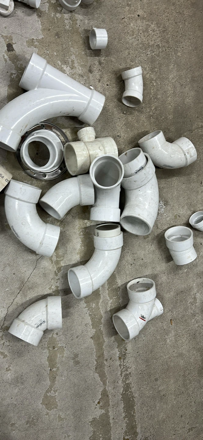 Assorted PVC Plumbing Fittings and Pipe Pieces - photo 5