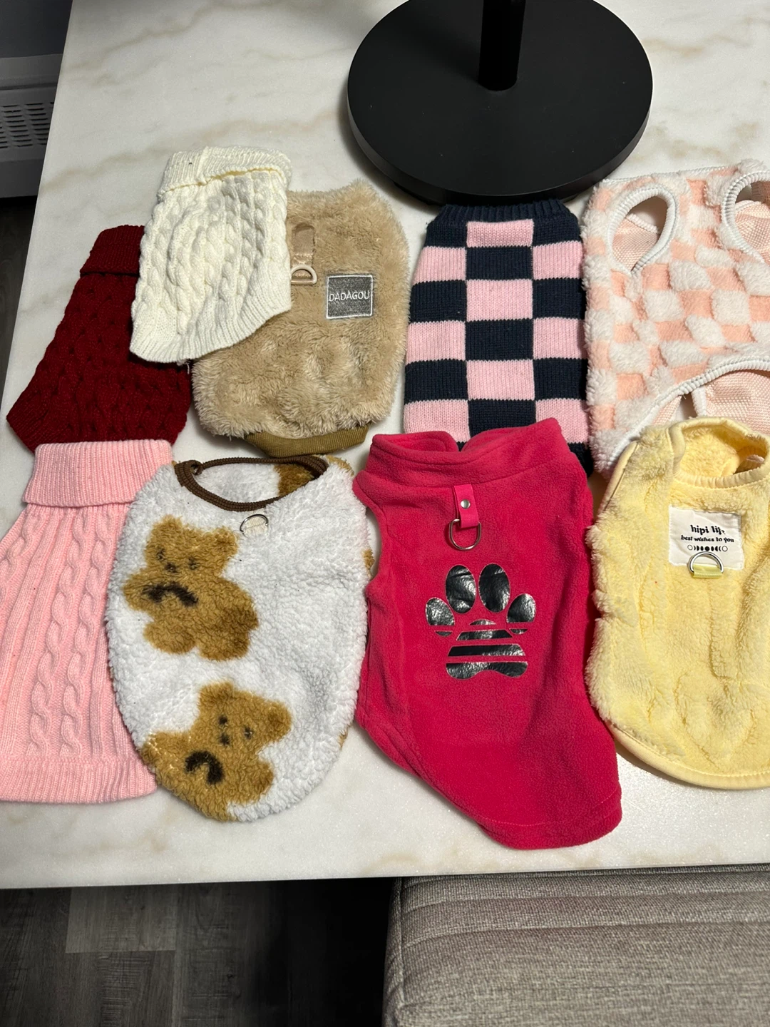 Assorted Small Pet Sweaters and Pajamas size S - photo 2