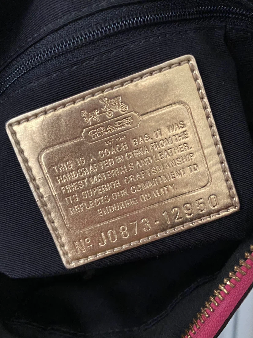 Vintage Coach Pink Madison Shoulder Bag - photo 2