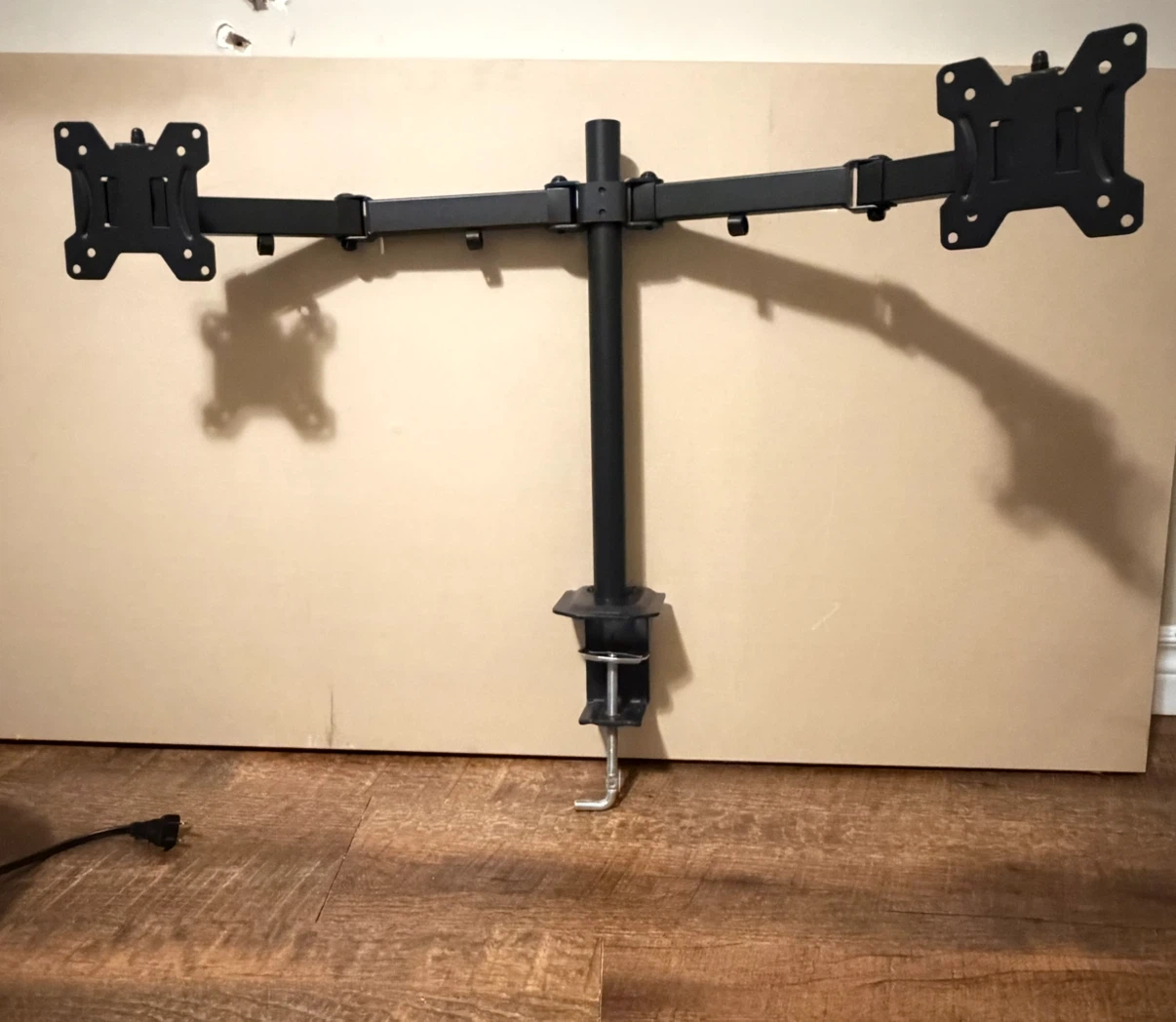 Dual monitor arm, Desk Mount, Fully Adjustable - photo 2