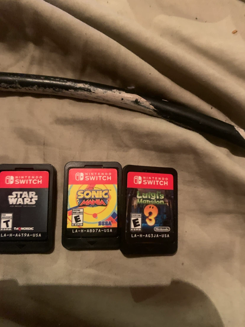 Nintendo Switch Console with Games and Dock
